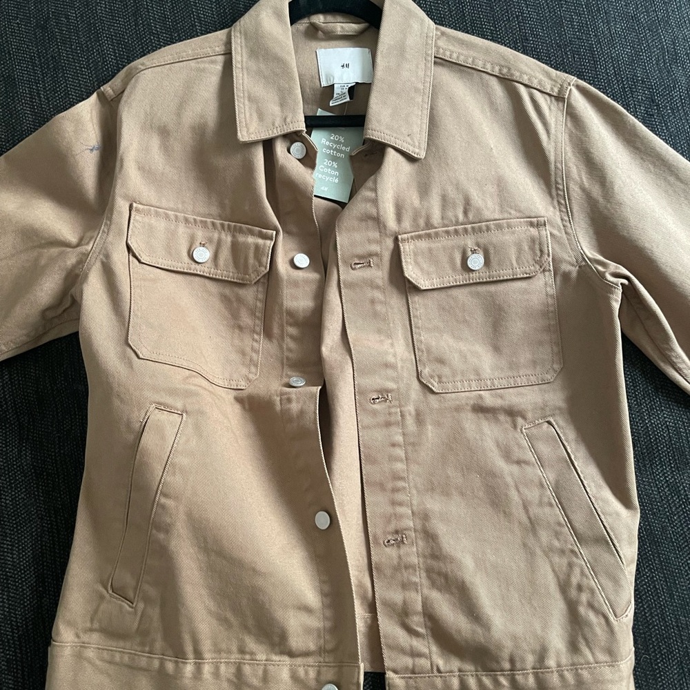 H&M Khaki Denim Jacket